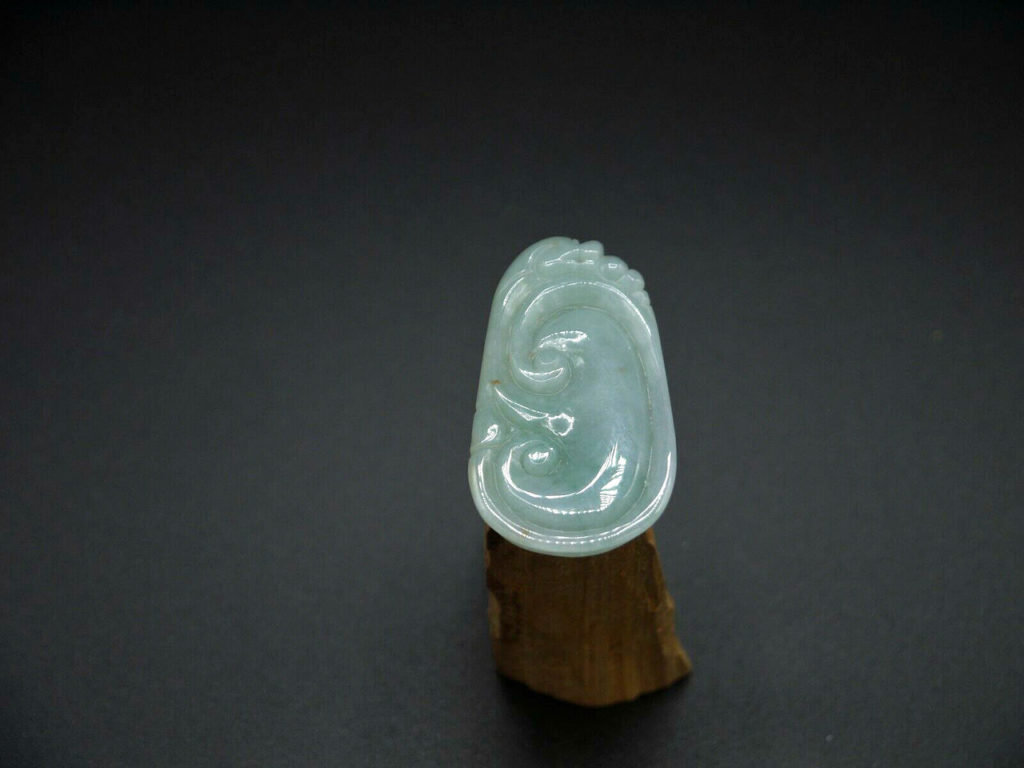 Pendant, Jadeite Jade Carved RuYi, 45mm x 24mm 2019-07-12T141824