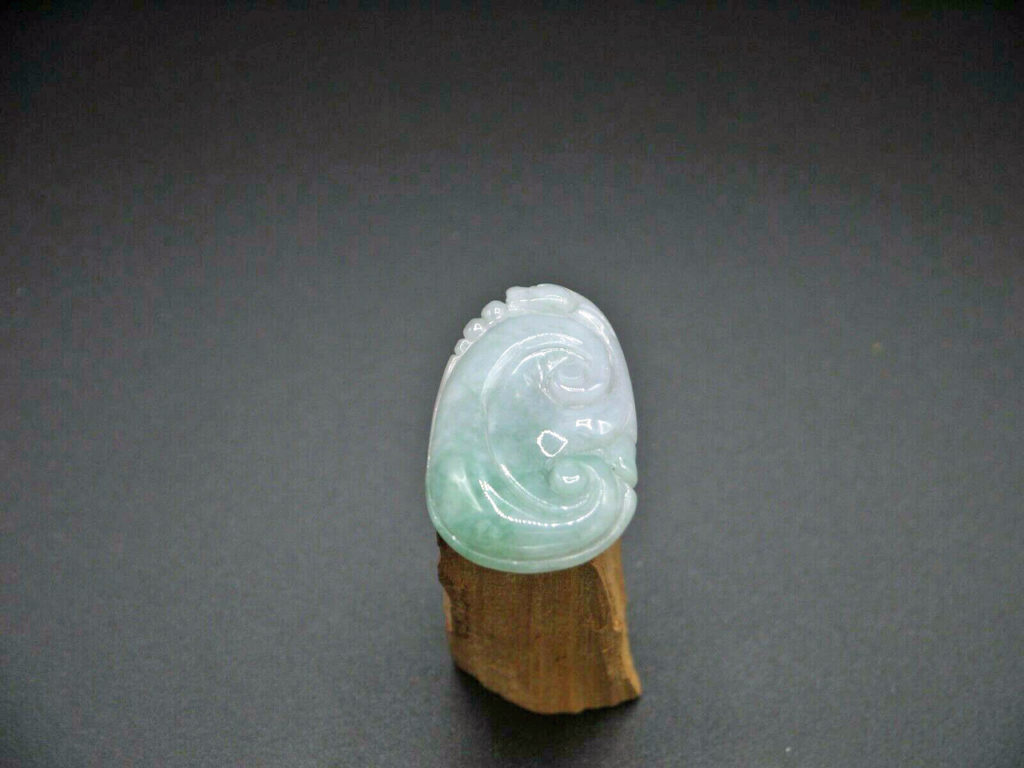 Pendant, Jadeite Jade Carved RuYi, 42mm x 26mm 2019-07-12T171058