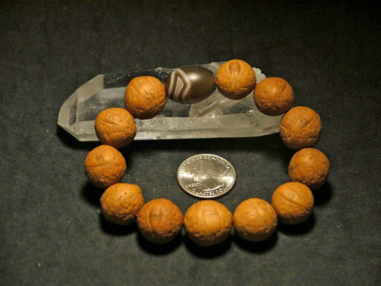 Wrist Mala, X-Large Phoenix Eye Bodhi Seeds, Agate 2019-07-09T214316