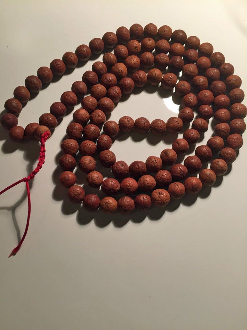 Full Mala, Tibetan Phoenix Eye Bodhi 13-14mm, 108 Seeds (SOLD) - ZenMu Art