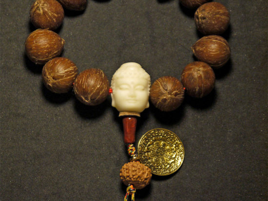 Wrist Mala, Coconut Seed 15mm, Bodhi Seed, Bronze il_fullxfull.1782902804_temm