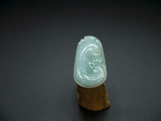 Pendant, Jadeite Jade Carved RUYI, 45mm x 24mm 2019-07-12T141814