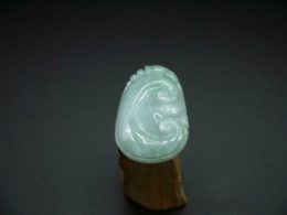 Pendant, Jadeite Jade Carved RUYI 47mm x 26mm 2019-07-12T091101