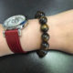 Wrist Mala, Back Coral Beads 10mm 2019-07-12T120000