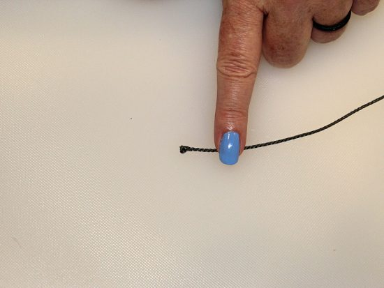 Cutting Kevlar string 0.8mm 100lb. test A