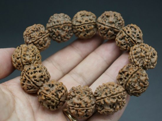 22mm Nepali 5 Mukhi Rudraksha Bracelet 4