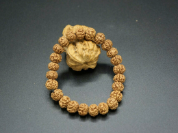 Unisex Yoga Elastic Bracelet 10mm Rudraksha Dragon Seed s-l1600
