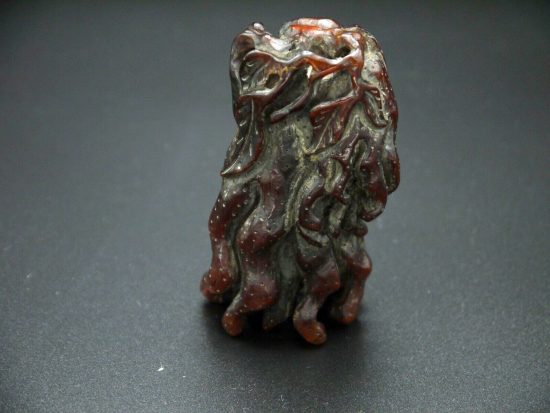 Antique Chinese OX Horn Artifact Buddha Hand 4