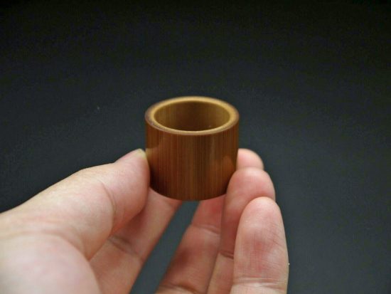 Vintage bamboo thumb ring 5
