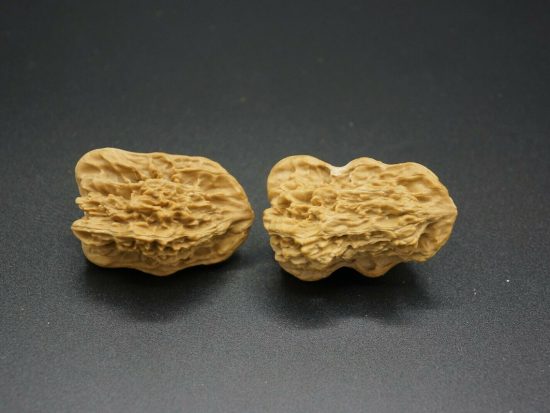 Walnut, Pair, Chinese Collection, Abnormal Shape 4