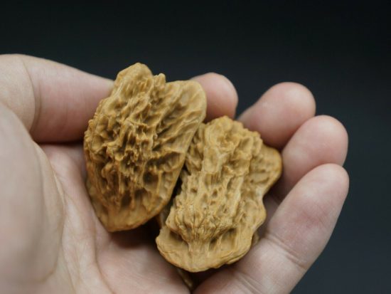 Walnut, Pair, Chinese Collection, Abnormal Shape 6