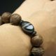 Wrist Mala Golden Mouse Bodhi Coconut Seeds 17mm Lace Agate 1