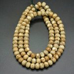 Full Mala, 108 Star Moon Lotus Bodhi, 8mm Aged Beads 5