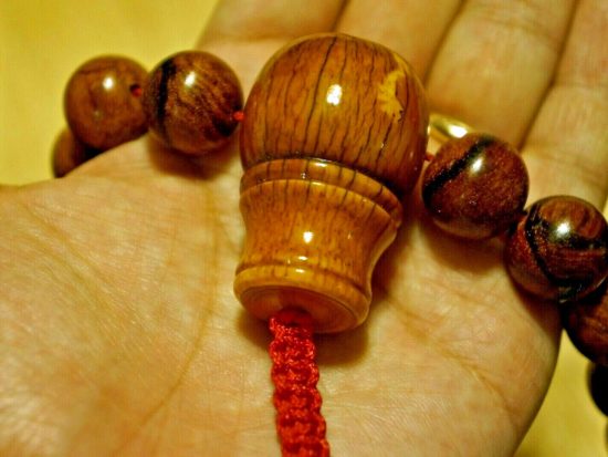 Short Mala, Ring Necklace, WuKong Beads, Horn Guru Bead 4