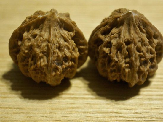 Walnuts, Matched Pair, Chinese Collection (Tall Pointy) 34mm x 36mm 1
