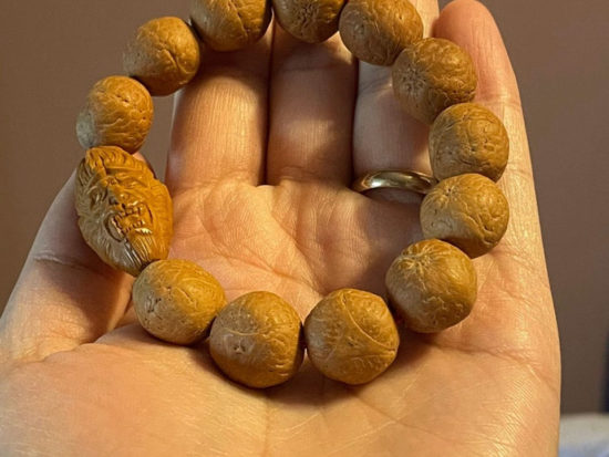 6mm*8mm * 108 * Natural Bodhi Seeds / A+ Star Moon / Lotus with Tassels  Beads Japa Mala Prayer Bracelet DIY Accessories - AliExpress