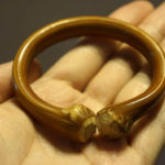 Tibetan Healing Bracelet, 11mm Golden Vine Caulis Spatholobi 01