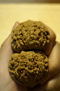 Walnuts, Matched Pair, Scholars Hat 46mm x 39mm 13
