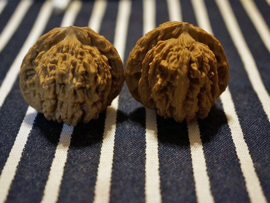 Walnuts, Pair of Matched, X-Large. Chinese Collection 43mm x 40mm 01