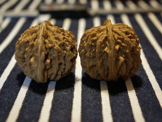 Walnuts, Pair of Matched, X-Large. Chinese Collection 43mm x 40mm 02