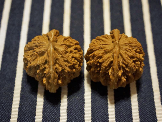 Walnuts, Pair of Matched, X-Large. Chinese Collection 43mm x 40mm 04