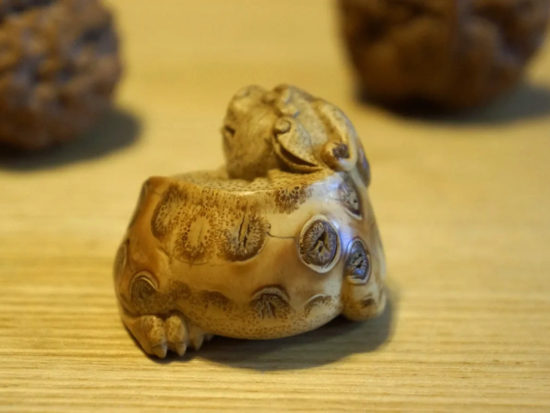 Carved Bamboo Root Pixiu 6