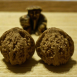 Walnuts, Matched Pair, Chinese Collection (White Lion) 39mm x 40mm