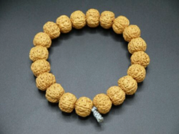 Wrist Mala, The Golden Bracelet 2, 15mm Golden Rudraksha 1