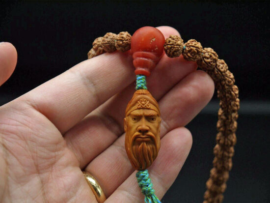 Dragon Rudraksha General Kuwan10Walnut Carving