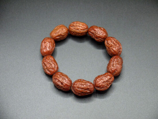 Big red walnut bracelet 2