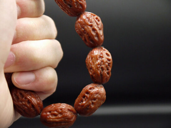 Big red walnut bracelet 5
