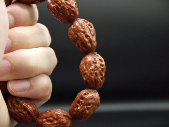 Big red walnut bracelet 6