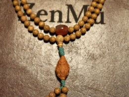 Full Mala, Star Moon Bodhi Butterscotch, NanHong Agate, Monkey King Bead 01