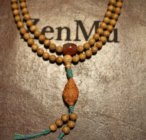 Full Mala, Star Moon Bodhi Butterscotch, NanHong Agate, Monkey King Bead 01