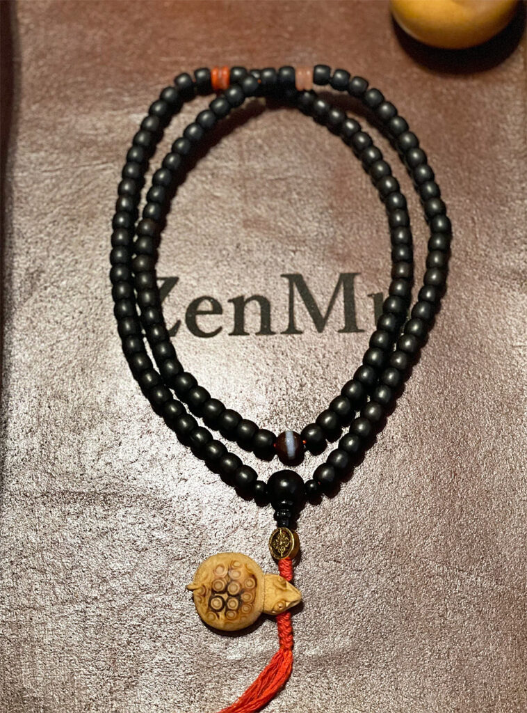 Full Mala, XuanWu, Ebony, Turquoise, DZI, Agate, Root 0