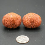 Walnuts, Matched Chinese Feng Shui Monkey Head Walnut Pair 01