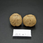 Walnuts, Pair of Matched Three Faced Petite Yunnan Iron 30mm 01