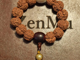 Wrist Mala, Rudraksha, Horn - The Horn Dragon III 0